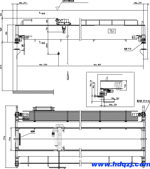 LH型欧式电动葫芦桥式起重机